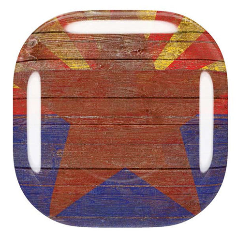 Arizona Flag Dark Wood Galaxy Buds Pro Skin